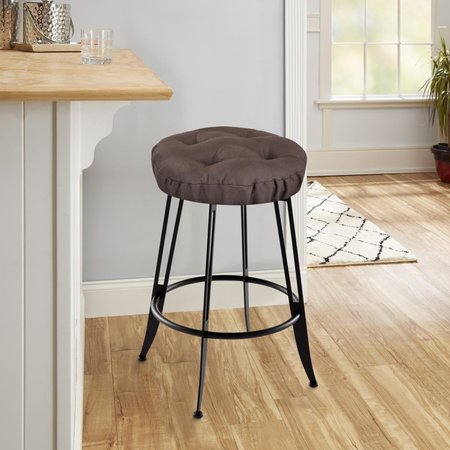 CONSERVATORIO Lucerne Barstool Cover, Chocolate CO2613993